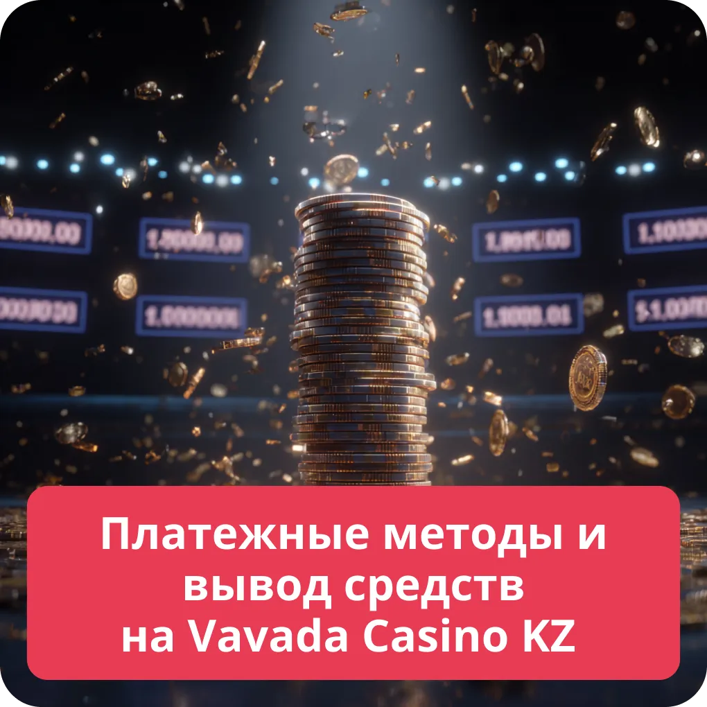 Платежные методы и вывод средств на Vavada Casino KZ